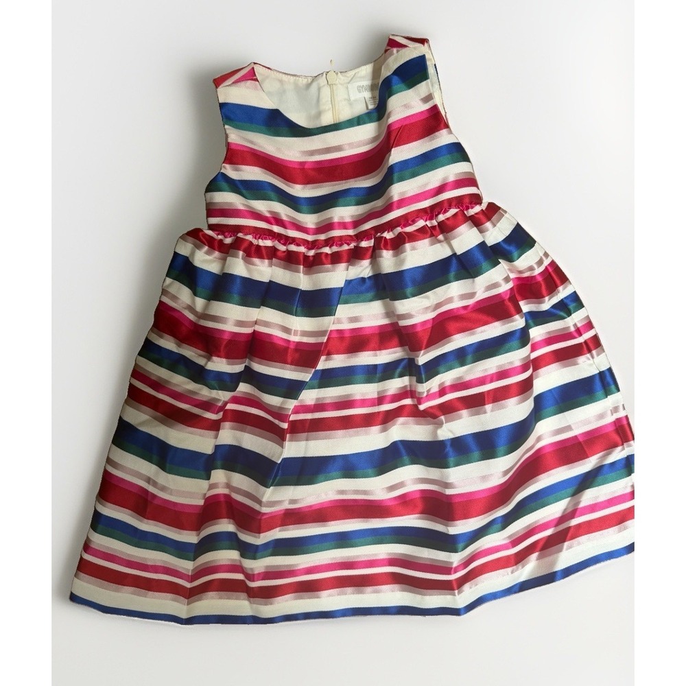 Gymboree Baby Girls Striped Jacquard Party Dress 18-24 Months NWT - Picture 3 of 7